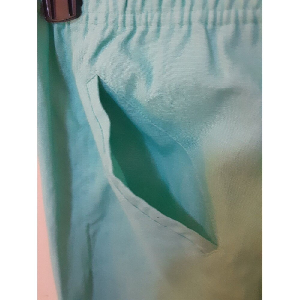 Vintage 90s Company Collection Tropical floral pant set resort wear blue green - Picture 15 of 16